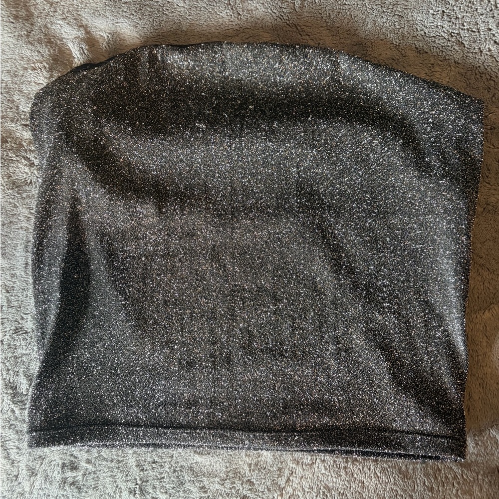 Urban Outfitters Glittery Black Top
